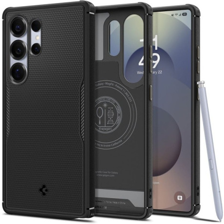 Оригинальный чехол Spigen Core Armor Mag для Samsung Galaxy S25 Ultra - Matte Black