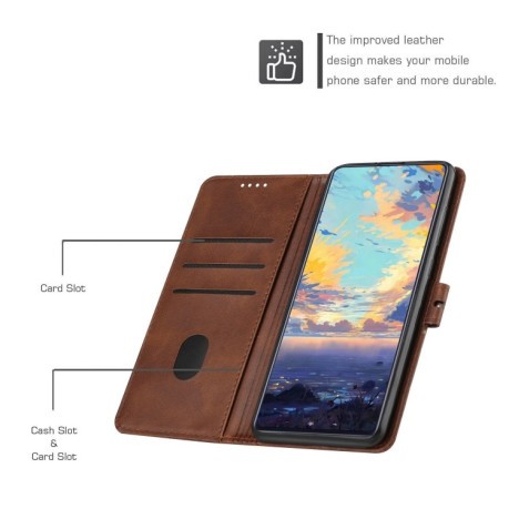 Чохол-книжка Cow Texture для Samsung Galaxy A03/A04E - коричневий