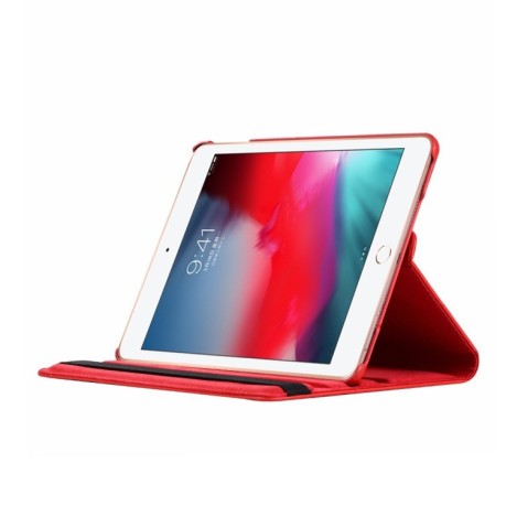 Кожаный Чехол 360 Degree Litchi Texture на iPad Mini 5 (2019)/ Mini 4 -темно-синий