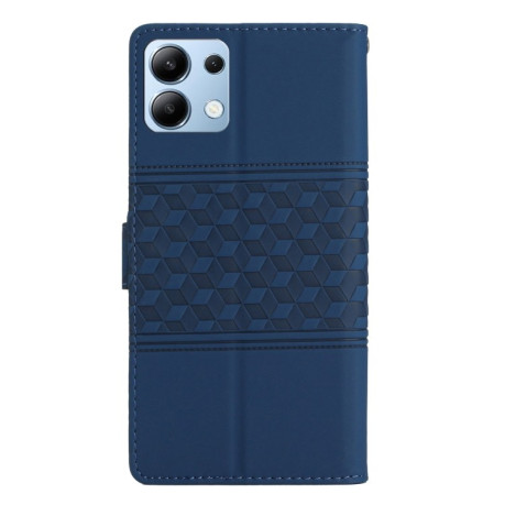 Чохол-книжка Diamond Embossed Skin Feel для Xiaomi Redmi Note 14 4G - синій