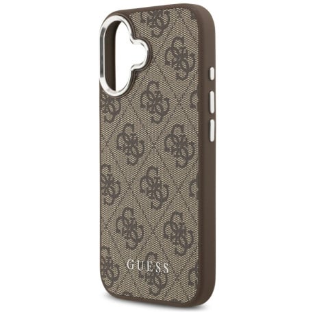 Оригінальний чохол Guess 4G Classic Logo з MagSafe на iPhone 17 - brown
