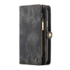 Чохол-гаманець CaseMe 008 Series Folio Zipper Wallet Style на iPhone XR-чорний