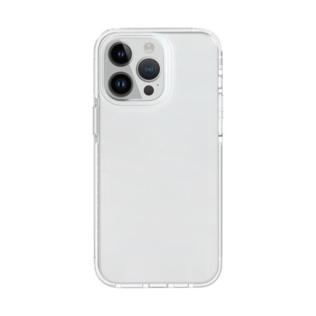 Противоударный чехол Two-color Shockproof для iPhone 15 Pro Max-прозрачно-белый