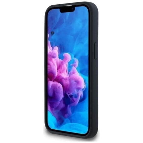 Оригинальный силиконовый чехол Karl Lagerfeld Karl &amp; Choupette MagSafe для iPhone 16e - Black