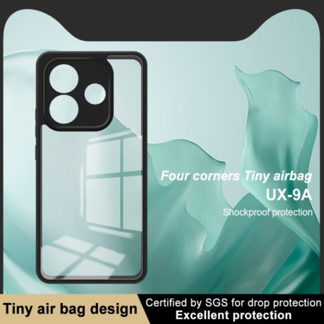 Ударозащитный чехол imak UX-9A Series Four-corner Airbag Shockproof на Xiaomi Redmi Note 14 5G - черный