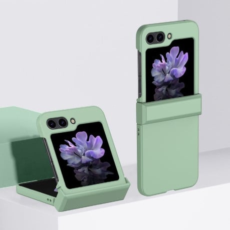 Противоударный чехол Skin Feel для Samsung Galaxy  Flip 6 - зеленый