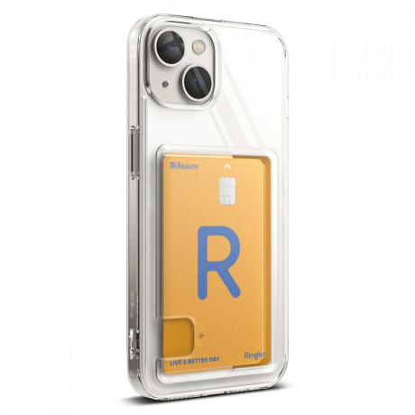 Чохол Ringke Fusion Card для iPhone 14 Plus - прозорий
