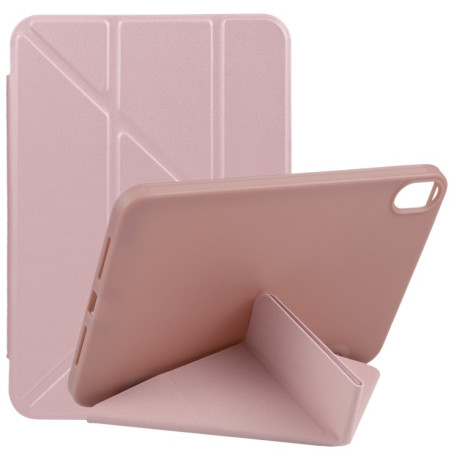 Чехол-книжка EsCase Deformation для iPad mini 6 - розовое золото