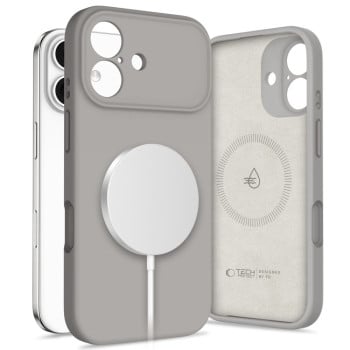 Чохол силіконовий Tech-Protect Silicone з MagSafe на iPhone 17 - Gray