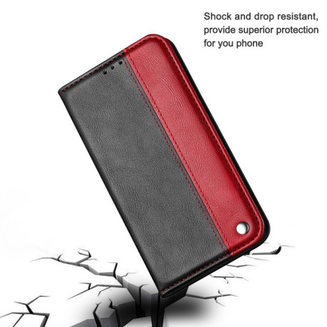 Чехол-книжка Business Solid Color для iPhone 13 mini - красный