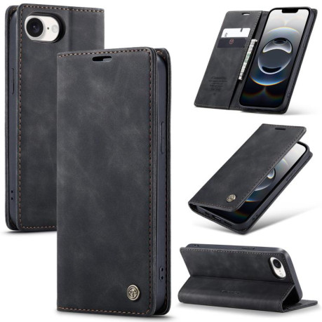 Чехол-книжка CaseMe-013 Multifunctional на iPhone 16e - черный