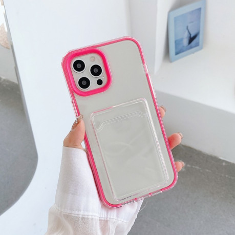 Противоударный чехол 360 Full Clear для iPhone 11 Pro Max - розовый