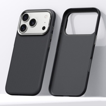 Чохол Sulada Kevlar Grid з м'яким покриттям на iPhone 18 Pro — чорний