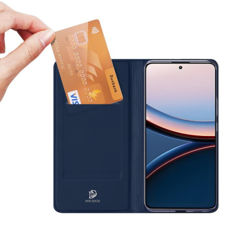 Чехол-книжка DUX DUCIS Skin X Pro Series Magsafe на Xiaomi Poco F7 Ultra / Redmi K80 Pro 5G - синий