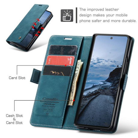 Чохол-книжка CaseMe-013 Multifunctional для Samsung Galaxy Fold 7 - синій