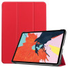 Чехол Custer Texture Three-folding Sleep/Wake-up на iPad Air 10.9 2022/2020 - красный