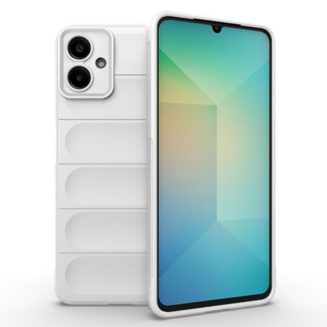 Силиконовый чехол Magic Flannel для Samsung Galaxy A06 4G - белый