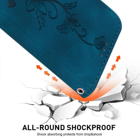 Чохол-книжка Lily Embossed Leather для Xiaomi Redmi A3 - синій