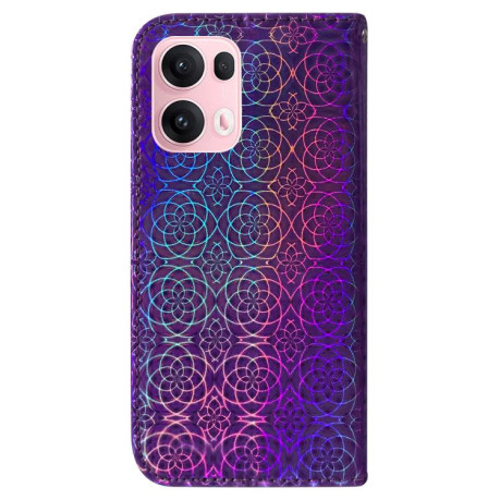Чехол-книжка Solid Color Colorful на OPPO Reno13 Pro Global - фиолетовый