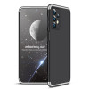 3D чохол GKK Three Stage Splicing Full Coverage Samsung Galaxy A13 4G - чорно-сріблястий