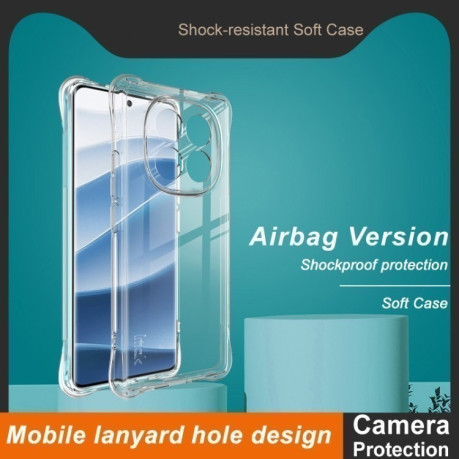 Чехол imak Shockproof Airbag для Redmi Note 14 Pro 5G/Poco X7 - прозрачный