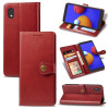 Чехол-книжка Retro Solid Color на Samsung Galaxy A01 Core / M01 Core - красный