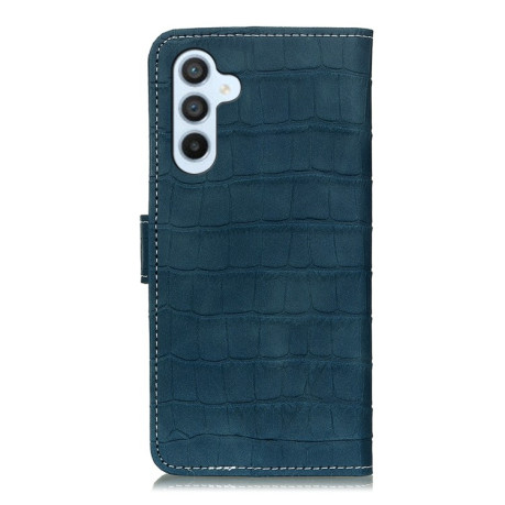 Чехол-книжка Magnetic Crocodile Texture для Samsung Galaxy M14 5G - зеленый