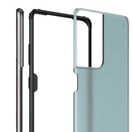 Ударозащитный чехол Four-corner на Samsung Galaxy S21 Ultra - синий
