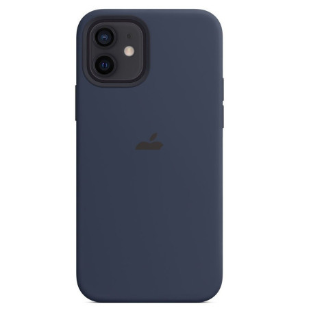 Силіконовий чохол Silicone Case Deep Navy на iPhone 12 mini (без MagSafe) - преміальна якість