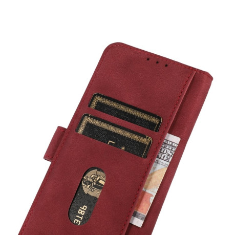 Чехол-книжка KHAZNEH Matte Texture для Samsung Galaxy M14 5G - красный