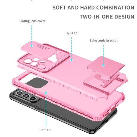 Протиударний чохол Stereoscopic Holder для Samsung Galaxy A33 5G - рожевий