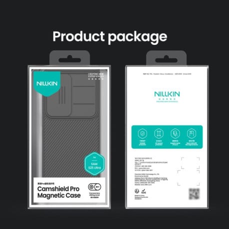 Ударозащитный чехол NILLKIN CamShield Pro на Samsung Galaxy S25 Ultra 5G - черный