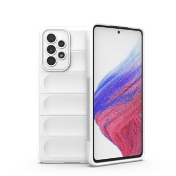 Силіконовий чохол Magic Flannel для Samsung Galaxy A53 - білий