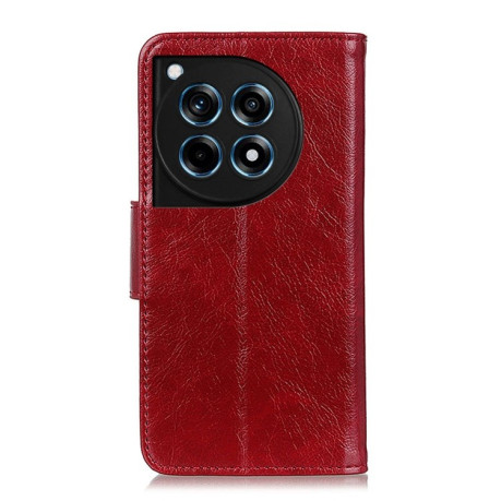 Чохол-книжка Mirren Crazy Horse для OnePlus 12R/Ace 3 - червоний
