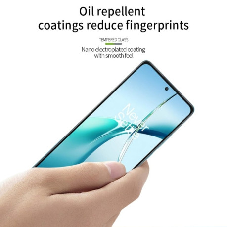 Захисне скло PINWUYO 9H 3D Full Screen для OnePlus Nord CE4 Lite - чорне