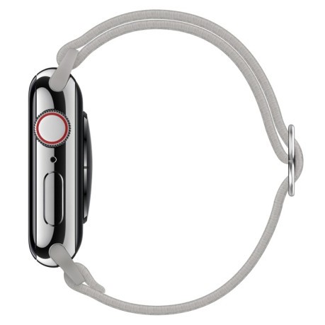Ремінець Polyester Nylon для Apple Watch 10 46mm/Ultra 49mm / Series 8/7 45mm / 44mm / 42mm/45mm/44mm/42mm - сірий
