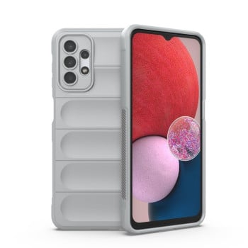 Силиконовый чехол Magic Flannel для Samsung Galaxy A04s/A13 5G / 4G - серый