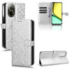 Чехол-книжка Honeycomb Dot для Realme C67 4G - серебристый