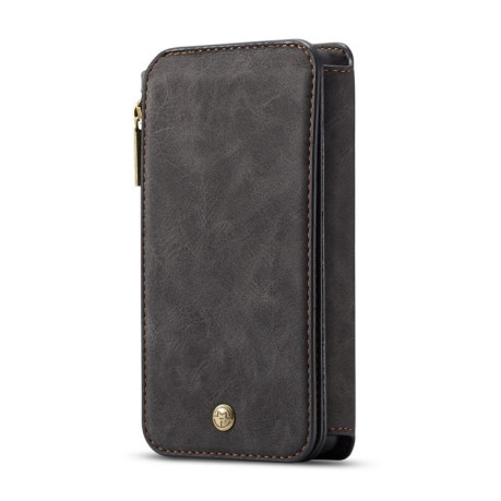 Кожаный чехол- кошелек CaseMe на Samsung Galaxy S9+ /G965 Crazy Horse Texcture черный