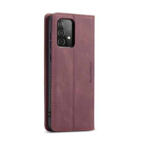 Чехол-книжка CaseMe-013 Multifunctional на Samsung Galaxy A52/A52s - винно-красный