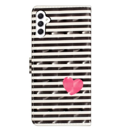 Чохол-книжка 3D Painting  для Samsung Galaxy A56 5G - Striped Heart