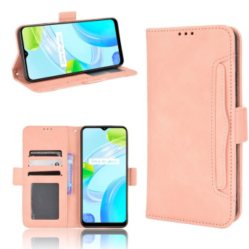 Чохол-книжка Skin Feel Calf на Realme C30 4G - рожевий