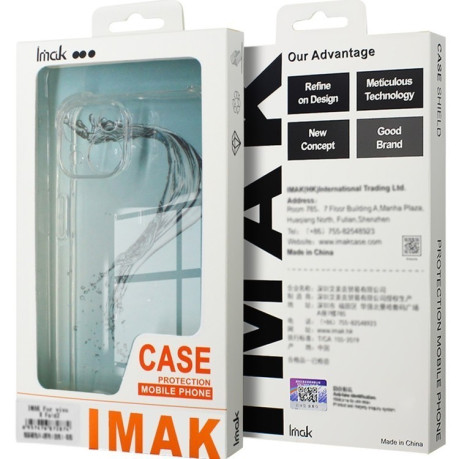 Протиударний чохол IMAK All-inclusive Airbag на Xiaomi Redmi A3 4G - прозорий