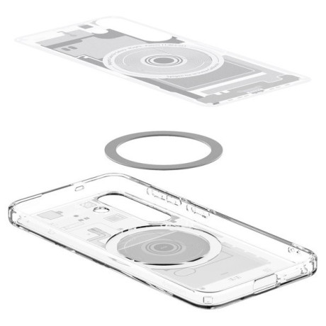 Оригинальный чехол Spigen Ultra Hybrid  Zero One Mag Case для Samsung Galaxy S25  - White