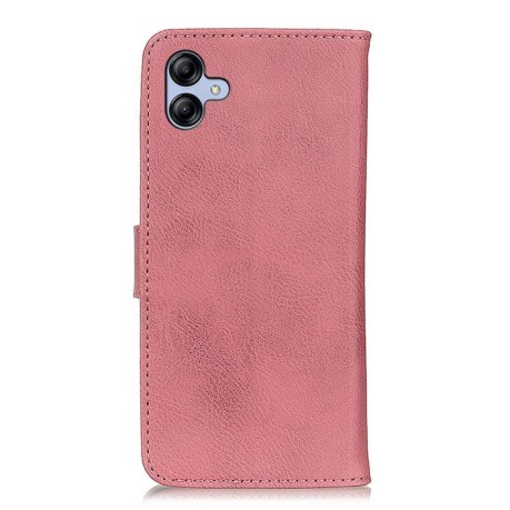 Чохол-книжка KHAZNEH Cowhide Texture для Samsung Galaxy A05 4G - рожевий