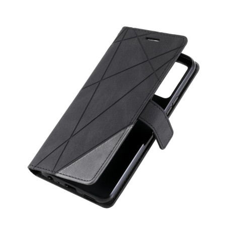 Чехол-книжка Skin Feel Splicing для Vivo Y72 5G / Y52 5G / iQOO Z3 - черный