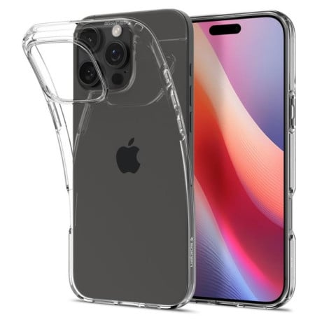 Оригінальний чохол Spigen Liquid Crystal для iPhone 16 Pro - Transparent