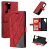 Чохол-книжка Skin Feel Splicing на Samsung Galaxy S23 Ultra 5G - червоний