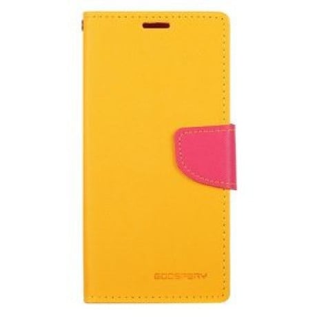 Чохол-книга MERCURY GOOSPERY FANCY DIARY Samsung Galaxy S10 Plus-жовтий