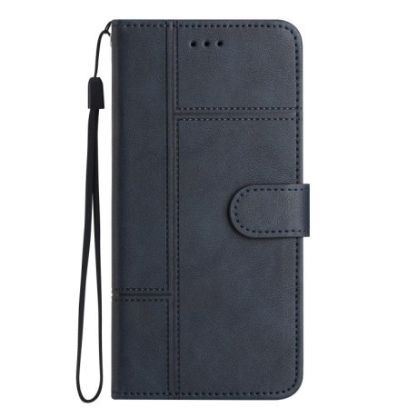 Чехол-книжка Cowhide Texture Stitching Leather на Samsung Galaxy A56 5G - синий